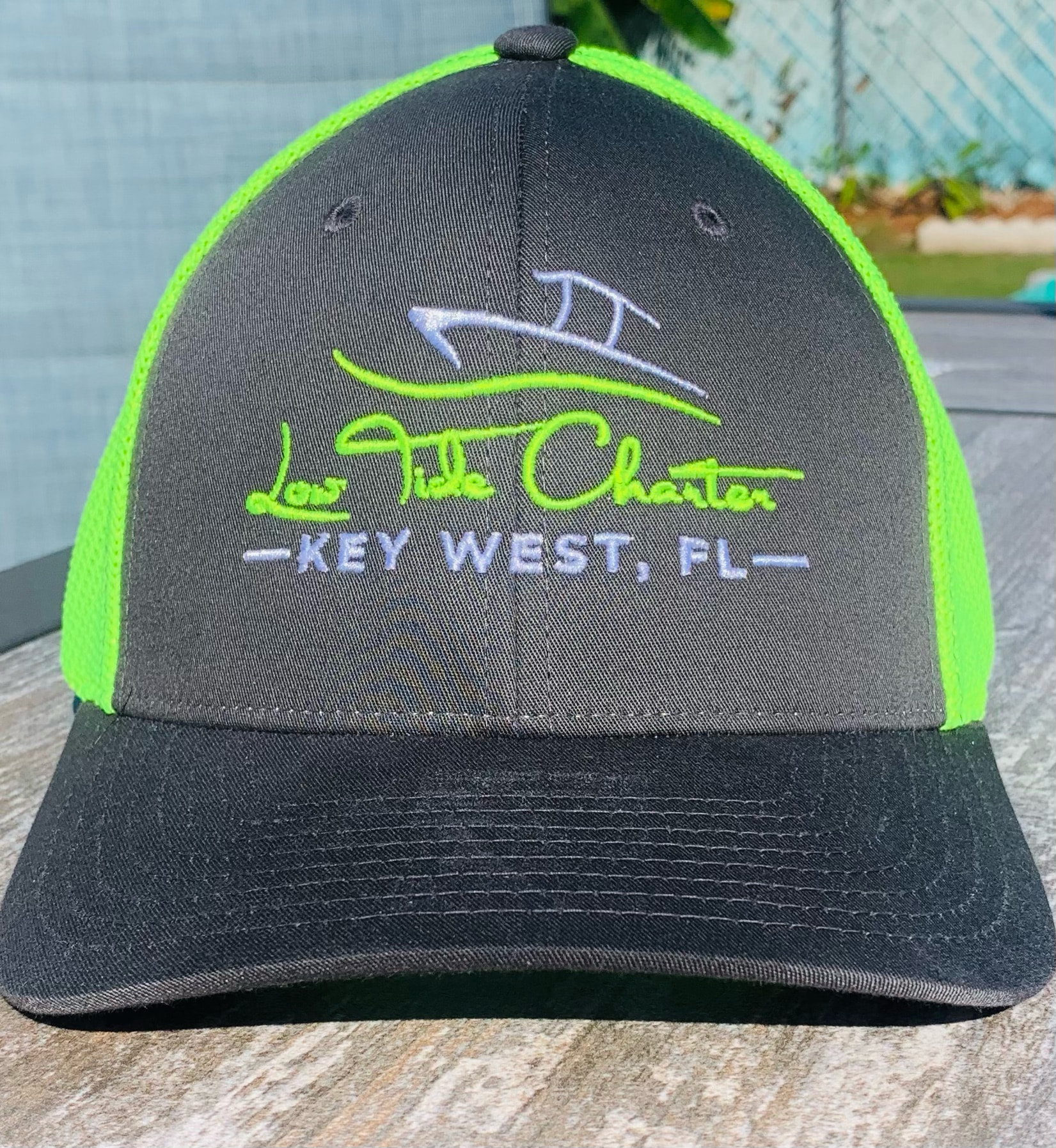 Low Tide Neon Yellow Fitted Hat